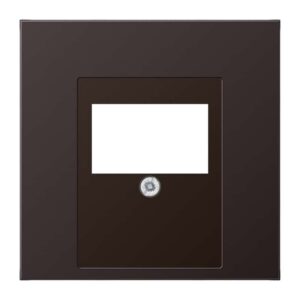 Abdeckung für TAE-Anschlussdosen, Aluminium lackiert, Serie LS, dark (lackiertes Aluminium), Jung AL2969TD