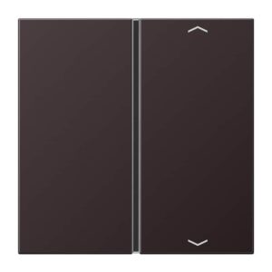 Taste 1fach, mit Pfeilsymbolen, F40, Serie LS, dark (lackiertes Aluminium), Jung AL2401TSAPD