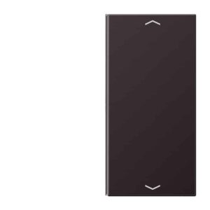 Taste 2fach, mit Pfeilsymbolen, F40, Serie LS, dark (lackiertes Aluminium), Jung AL2402TSAPD