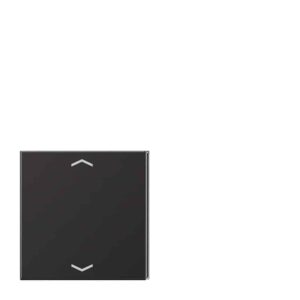 Taste 4fach, 2+3, mit Pfeilsymbolen, F40, Serie LS, dark (lackiertes Aluminium), Jung AL2404TSAPD23