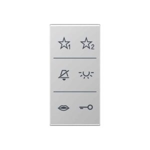 Design-Cover Audio, F50, Serie AS/A, aluminium, Jung SIA6ADCAL