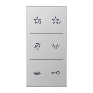 Design-Cover Audio, F50, Serie LS, Aluminium, Jung SIA6ALDC