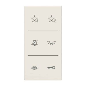 Design-Cover Audio, F50, Serie LS, weiß, Jung SIA6LSDCW