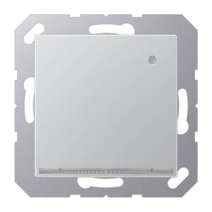 LED-Orientierungslicht mit integriertem Helligkeitssensor, Thermoplast lackiert, Serie A, aluminium, Jung A1539-OALLNW
