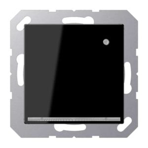 LED-Orientierungslicht mit integriertem Helligkeitssensor, Thermoplast, Serie A, schwarz, Jung A1539-OSWLNW