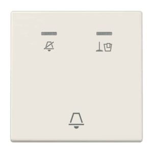 Hotelwippe, Außenstelle, Symbole Nicht stören, Zimmer aufräumen und Klingel, Serie LS, weiß, Jung LSCUKO5M