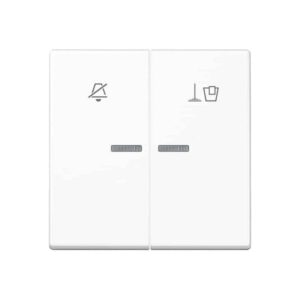 Hotelwippe, Innenstelle, Symbole Nicht stören und Zimmer aufräumen, Serie A, alpinweiß, Jung ARUKO5MWW