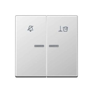 Hotelwippe, Innenstelle, Symbole Nicht stören und Zimmer aufräumen, Serie A, aluminium, Jung ARUKO5MAL