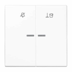 Hotelwippe, Innenstelle, Symbole Nicht stören und Zimmer aufräumen, Serie LS, alpinweiß, Jung LSRUKO5MWW