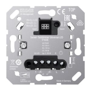 Serien-Tastdimmer Universal LED, mit Nebenstelleneingang, Jung 1712DE