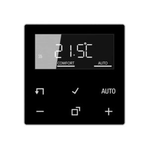 Display Standard zur Raumtemperaturregelung, Serie AS/A, schwarz, Jung A1790DSW