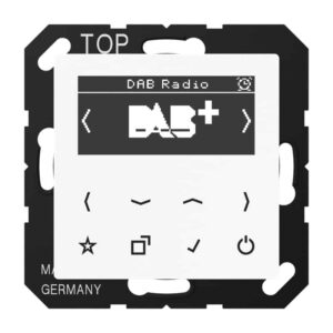 Smart Radio DAB+, Serie AS/A, alpinweiß, Jung DABAWW
