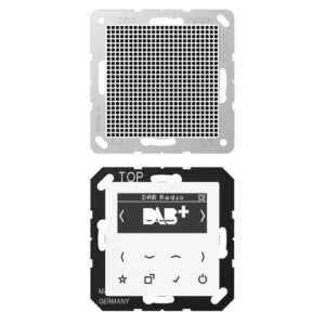 Smart Radio DAB+, Set Mono, Serie AS/A, alpinweiß, Jung DABA1WW