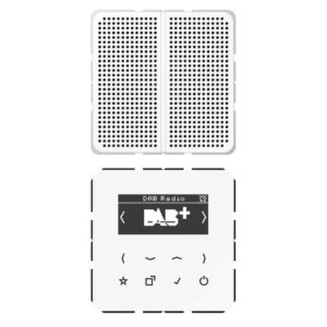 Smart Radio DAB+, Set Mono, Serie CD, alpinweiß, Jung DABCD1WW