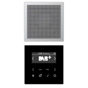 Smart Radio DAB+, Set Mono, Serie LS, Aluminium, Jung DABAL1