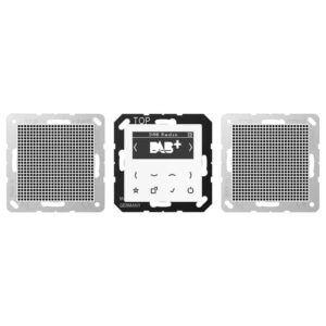 Smart Radio DAB+, Set Stereo, Serie A, alpinweiß, Jung DABA2WW