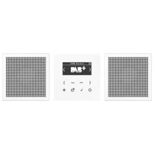 Smart Radio DAB+, Set Stereo, Serie LS, alpinweiß, Jung DABLS2WW