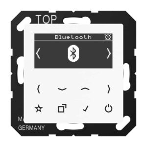 Smart Radio DAB+ Bluetooth, Serie AS/A, alpinweiß, Jung DABABTWW