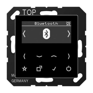 Smart Radio DAB+ Bluetooth, Serie AS/A, schwarz, Jung DABABTSW