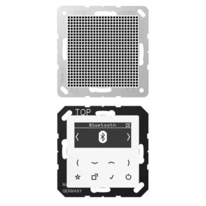 Smart Radio DAB+ Bluetooth, Set Mono, Serie AS/A, alpinweiß, Jung DABA1BTWW
