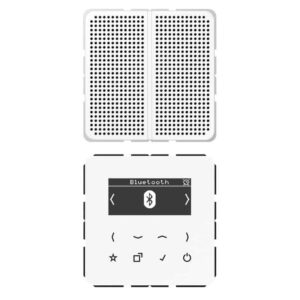 Smart Radio DAB+ Bluetooth, Set Mono, Serie CD, alpinweiß, Jung DABCD1BTWW