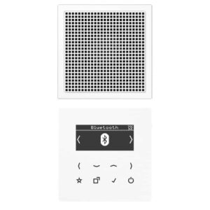 Smart Radio DAB+ Bluetooth, Set Mono, Serie LS, alpinweiß, Jung DABLS1BTWW