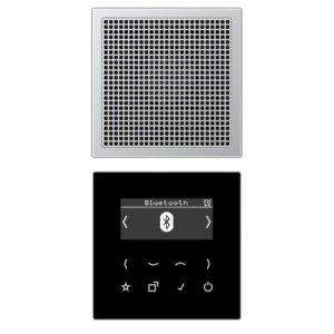 Smart Radio DAB+ Bluetooth, Set Mono, Serie LS, Aluminium, Jung DABAL1BT