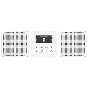 Smart Radio DAB+ Bluetooth, Set Stereo, Serie CD, alpinweiß, Jung DABCD2BTWW