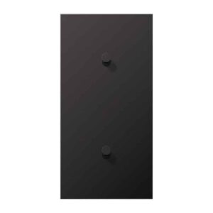 Abdeckung mit Kipphebel, Kegel, 2fach, 2 x 1 Kipphebel, senkrecht, Serie LS 1912, dark (lackiertes Aluminium), Jung AL12-20DK01