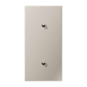Abdeckung mit Kipphebel, Kegel, 2fach, 2 x 1 Kipphebel, senkrecht, Serie LS 1912, Edelstahl, Jung ES12-20K1