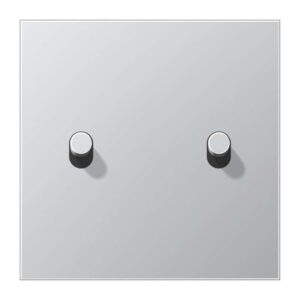 Abdeckung mit Kipphebel, Zylinder, 1fach, 2 Kipphebel, Serie LS 1912, Aluminium, Jung AL12-5R0