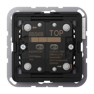 KNX Taster Standard 2fach, Serie CD/LS, Jung LSCD10721ST