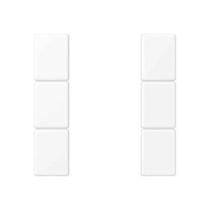 Tastensatz 3fach, F50, Serie A, schneeweiß matt, Jung A503TSAWWM