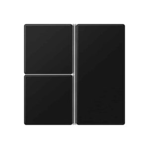 Tastensatz 3fach, F40, Serie A, graphitschwarz matt, Jung A403TSASWM