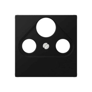 Abdeckung für Universal-Sat/BK-Dosen, Thermoplast lackiert, Serie A, graphitschwarz matt, Jung A561BFPLSATSWM