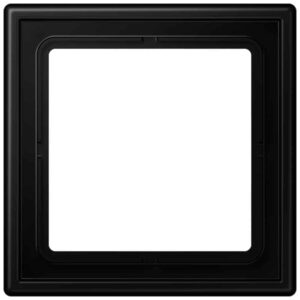 Rahmen 1fach, senkrechte und waagerechte Montage, LS 990, graphitschwarz matt, Jung LS981SWM