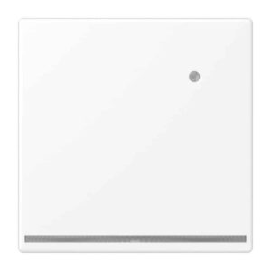 LED-Orientierungslicht mit integriertem Helligkeitssensor, Thermoplast lackiert, Serie LS, schneeweiß matt, Jung LS1539-OWWMLNW