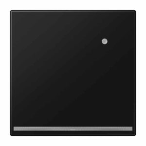 LED-Orientierungslicht mit integriertem Helligkeitssensor, Thermoplast lackiert, Serie LS, graphitschwarz matt, Jung LS1539-OSWMLNW