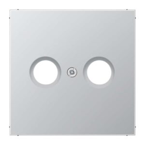 Abdeckung für Antennendosen, Serie LS, Aluminium, Jung AL2990TV