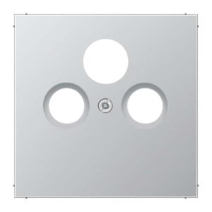 Abdeckung für Universal-Sat/BK-Dosen, Serie LS, Aluminium, Jung AL2990SAT