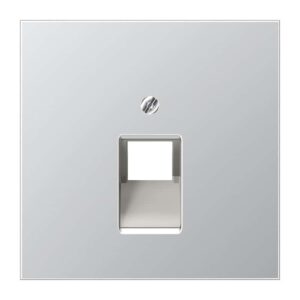 Abdeckung für IAE/UAE-Anschlussdosen 1 x 8-polig, Serie LS, Aluminium, Jung AL2969-1UA