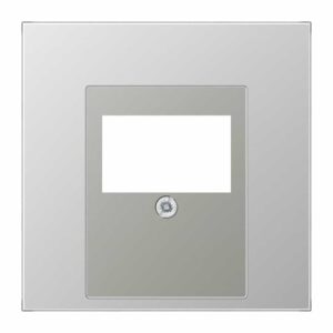 Abdeckung für TAE-Anschlussdosen, Serie LS, Aluminium, Jung AL2969T