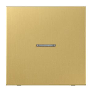 eNet Funk-Steuertaste Standard 1fach, Messing, Serie LS, Messing classic, Jung FMME1700C