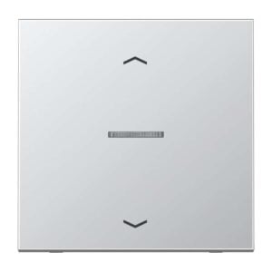 eNet Funk-Steuertaste Standard "Pfeile" 1fach, mit Pfeilsymbolen, Serie LS, Aluminium, Jung FMAL1700P