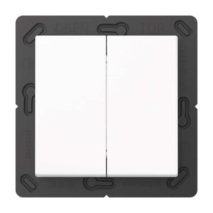 Bluetooth Low Energy Funk-Wandsender 4-kanalig, Serie A, alpinweiß, Jung BLEA595WW