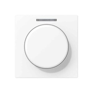 Abdeckung mit Lichtleiter für KNX Drehsensor, Serie A, schneeweiß matt, Jung A1540BFKO5WWM