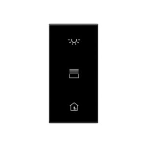 Abdeckung in Tastenfarbe, F50, Serie AS/A, schwarz, Jung A50NATXSW-L