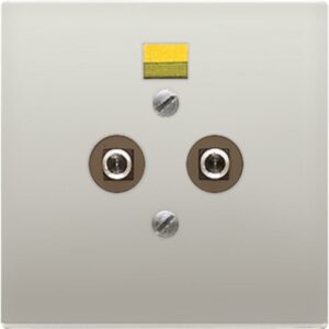 Potentialausgleich-Steckdose, Serie LS, Edelstahl, Jung ES2965-2