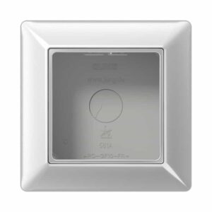 Aufputz-Kappe 1fach, Serie AS/A, aluminium, Jung AS581AAL
