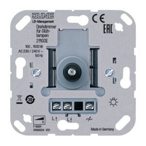 Drehdimmer, 100 ... 1000 W, Jung 211GDE